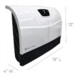 Heat Storm 1500 Watt 5200 BTU Electric High Efficiency Wall Mounted Space Heater with Remote Included and Digital Display Heat Storm 1500 Watt 5200 BTU Electric High Efficiency Wall Mounted Space Heater with Remote Included and Digital Display