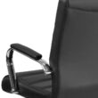 Mid-Back Executive Swivel Office Chair with Metal Frame/Arms