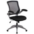 Mid-Back Mesh Swivel Ergonomic Task Office Chair with Flip-Up Arms