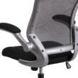 Mid-Back Mesh Swivel Ergonomic Task Office Chair with Flip-Up Arms