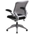 Mid-Back Mesh Swivel Ergonomic Task Office Chair with Flip-Up Arms