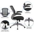 Mid-Back Mesh Swivel Ergonomic Task Office Chair with Flip-Up Arms