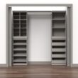 Modular Storage 21.38" W Shelving Unit with 12 Shelves - Smoky Taupe