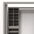 Modular Storage 21.38" W Shelving Unit with 12 Shelves - Smoky Taupe