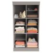 Modular Storage 21.38" W Shelving Unit with 12 Shelves - Smoky Taupe