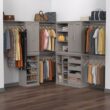 Modular Storage 21.38" W Shelving Unit with 12 Shelves - Smoky Taupe