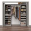 Modular Storage 21.38" W Shelving Unit with 12 Shelves - Smoky Taupe