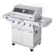 Monument Grills 4 - Burner Liquid Propane Infrared 72000 BTU Gas Grill with Side Burner and Cabinet