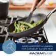 Rachael Ray Cook + Create Hard Anodized Nonstick Cookware Set, 11-Piece