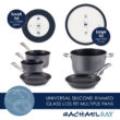 Rachael Ray Cook + Create Hard Anodized Nonstick Cookware Set, 11-Piece
