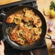 Rachael Ray Cook + Create Hard Anodized Nonstick Frying Pan With Helper Handle, 14-Inch