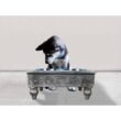 Sassy Paws Raised Wooden Pet Double Diner Elevated Feeder