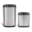 Stainless Steel Motion Sensor Trash Can Set