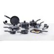 T-fal Initiatives 18 Piece Aluminum Nonstick Cookware Set & Cooking Utensils