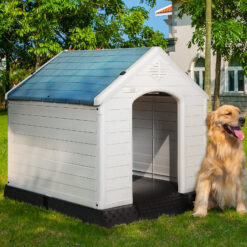 Aunyae Plastic Insulated Dog House (32” H X 31” W x 34” D)