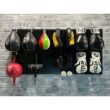 Triton Products TPB-36BKH-Kit 1/4 in. Custom Painted Black Pegboard Wall Organizer with 36-Piece Locking Hooks