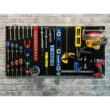 Triton Products TPB-36BKH-Kit 1/4 in. Custom Painted Black Pegboard Wall Organizer with 36-Piece Locking Hooks