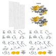 Triton Products DB-2 Kit DuraBoard Polypropylene Pegboard Kit