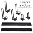 RIGHT HAND RHSTGRK Garage Tool Storage Rack, 8 Piece Wall Mounted Garage Organizer