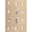Triton Products PEG2-BLK 24 in. H x 42 in. W Pegboard 2-Pack Black High-Density Fiberboard