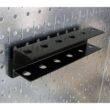 Wall Control KT400WRKB 1 in. Vertical Black Slotted Metal Pegboard Workstation Accessory Kit