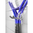 CROWNWALL DHK4-L-3P Slatwall 55 lbs. 4 in. Locking Double Hook (3-Pack)