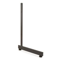 Econoco GL512/B 19-1/4 in. H x 12-3/4 in. L Black L-Shaped Leg for Freestanding Gridwall Panel (Pack of 12)