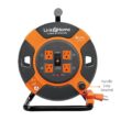 Link2Home EM-CM-30E 3 ft. 14/3 Extension Cord Storage Reel with 4