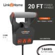 Link2Home EM-PH-2014E Power Handle Extension Cord, 20 ft. 14 AWG, 2-Outlets 15 Amp, 2 USB Ports (3.1 Amp), Cord Management Link2Home EM-PH-2014E Power Handle Extension Cord, 20 ft. 14 AWG, 2-Outlets 15 Amp, 2 USB Ports (3.1 Amp), Cord Management