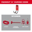 Milwaukee 48-22-8331-4 PACKOUT Curved Utility Hook (4-Pack)