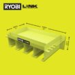 RYOBI STM503K-STM402 Link 7-Piece Wall Storage Kit and Link Hanging Shelf