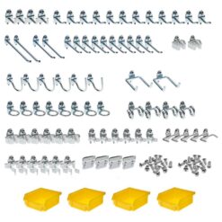 Triton Products 76983 DuraHook 1/4 in. Pegboard Hook Kit Wall Organizer