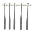 TOOLFLEX 9-5-3 37 in. Universal Garage Storage Rail System with 5 White One-Size-Fits-All Holders