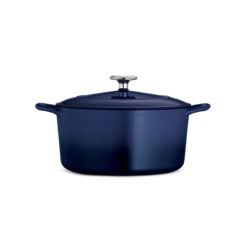 Tramontina Gourmet Enameled Cast Iron Enameled Cast Iron Round Dutch Oven - Gradated Cobalt, 5.5qt