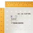 Azar Displays 900988-WHT 24 in. H x 48 in. W White Pegboard Wall Organizer Kit with Hooks and Bins for Garage Tools (125-Piece)