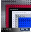 Triton Products LB18-W 36 in. H x 18 in. W White Pegboard Wall Organizer LocBoard