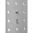 Triton Products 018-Kit DuraBoard 1/8 in. White Polypropylene Pegboards with DuraHook Assortment (22-Pieces)