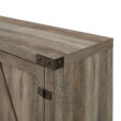Woven Paths Modern Farmhouse Barn Door TV Stand for TVs up to 65", Grey Wash Woven Paths Modern Farmhouse Barn Door TV Stand for TVs up to 65", Grey Wash