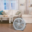Lasko 20" Air Circulator Wind Machine, 3-Speed Floor Fan with Pivoting Head, A20301, Gray