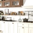 Wallniture Ponza 17" Wall Shelf Rustic Decor Set of 4 Floating Shelves, Wood, Natural Burned