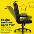 Home Office Chair, 8Hours Heavy Duty Design, Black