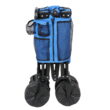 Ozark Trail Camping All-terrain Folding Wagon with Oversized Wheels, Blue