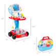 Best Choice Products Play Doctor Kit for Kids, Pretend Medical Station Set with Carrying Case, Mobile Cart