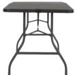 Cosco 6 Foot Centerfold Folding Table, Black