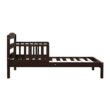 Baby Relax Jackson Kids Wood Toddler Bed with Safety Guardrails, Espresso Baby Relax Jackson Kids Wood Toddler Bed with Safety Guardrails, Espresso