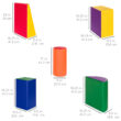 Best Choice Products 5-Piece Kids Climb & Crawl Soft Foam Block Playset Structures for Child Development, Motor Skills