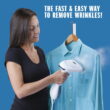 Conair ExtremeSteam Hand Held Fabric Steamer with Dual Heat, White/Blue, Model GS237X