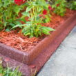 Eco Border 3" x 48" Red Rubber No Dig Landscape Garden Border Edging (Pack 6)
