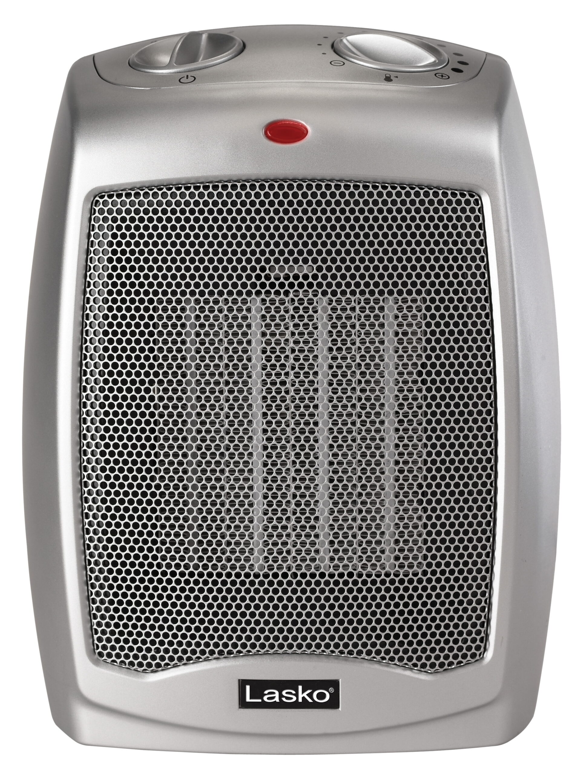 Lasko 1500W Electric Ceramic Space Heater with Adjustable Thermostat, 754200, Silver Lasko 1500W Electric Ceramic Space Heater with Adjustable Thermostat, 754200, Silver - Image 3