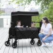 Little Folks by Delta Children City Wagon Cruiser Stroller, Black Little Folks by Delta Children City Wagon Cruiser Stroller, Black